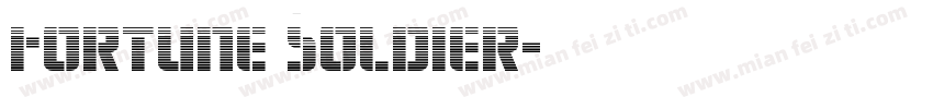 Fortune Soldier字体转换